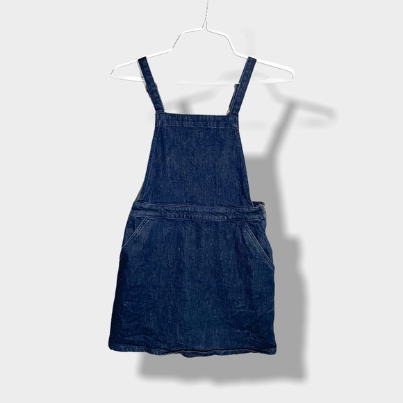 ASOS Denim Aline Pinafore Overalls Dress - Picture 3 of 7